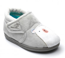 Load image into Gallery viewer, Chipmunks Arctic Light Grey Slippers