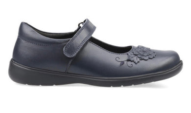 Start-rite Wish Black Leather E Width School Shoe