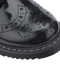 Load image into Gallery viewer, Start-rite Impulsive Patent Brogue School shoe