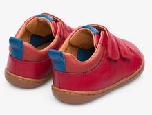 Load image into Gallery viewer, Camper Red Leather Double Velcro Shoe - K800405-003