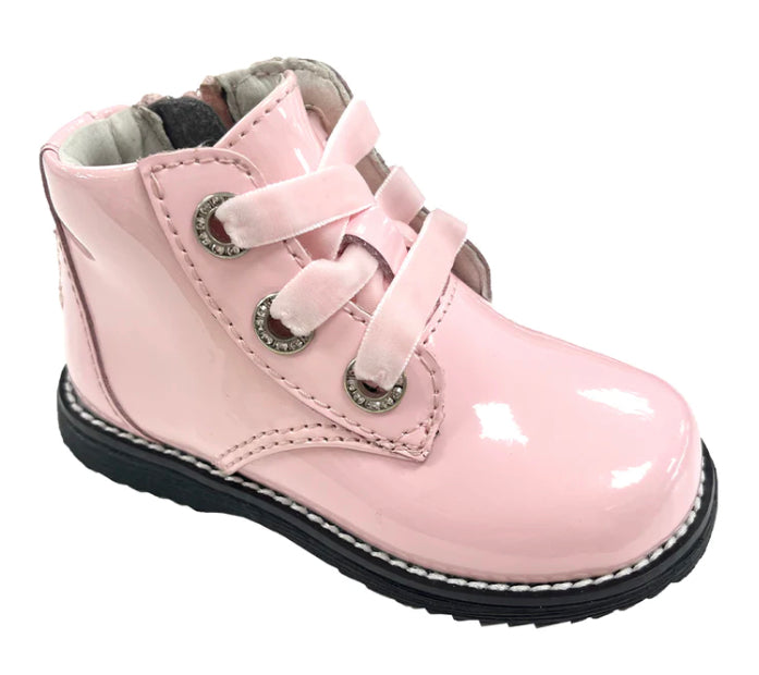 Lelli Kelly Camille Pale Pink Patent Ankle Boot – Feet Street Kids