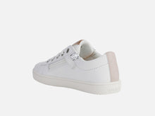 Load image into Gallery viewer, Geox Kathe White &amp; Rose Gold Sneaker