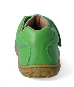 Lurchi Noah Barefoot Shoe in Green Leather