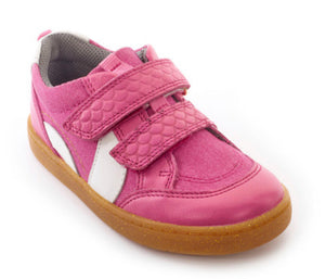 Start-rite Enigma Pink Leather/Canvas Shoe
