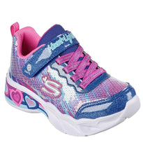 Load image into Gallery viewer, Skechers S Lights Sweetheart Let’s Shine Shine Trainer