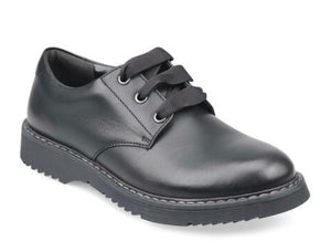 Start-rite Impact Black Leather School Shoe