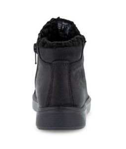 Ecco Street Tray Black Nubuck Leather Gore-Tex Boot