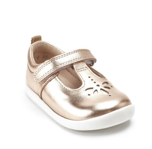 T bar sale rose gold shoes