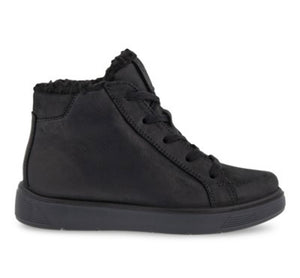 Ecco Street Tray Black Nubuck Leather Gore-Tex Boot