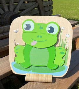Jumini Woodland Frog Raised Puzzle